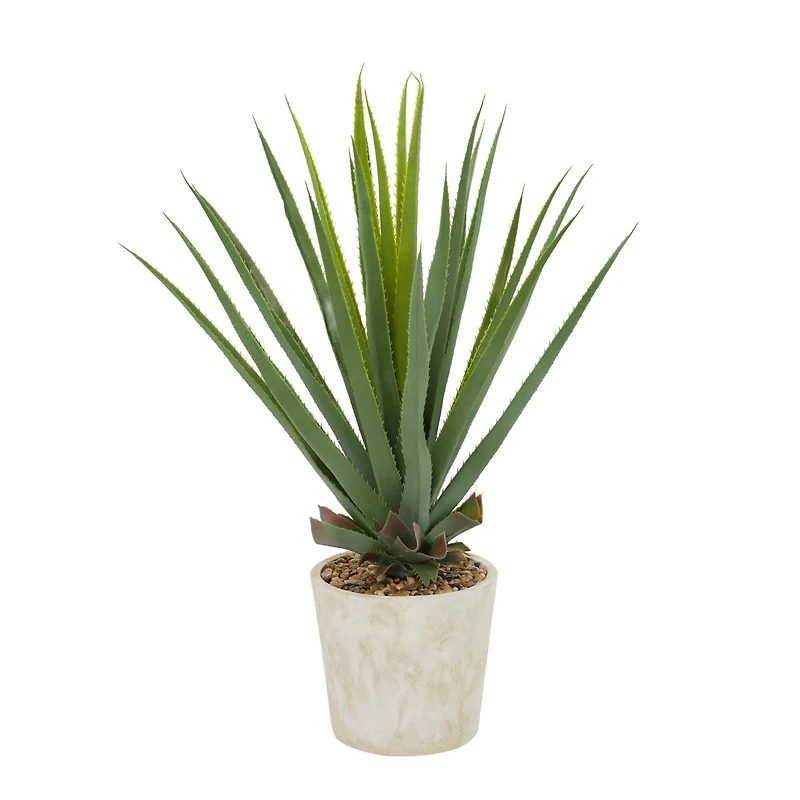 The Novogratz 3ft. Potted Contemporary Aloe Artificial Foliage