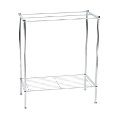 Organize It All Chrome Freestanding Towel Rack