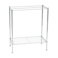 Organize It All Chrome Freestanding Towel Rack