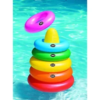 Swimline 4.5ft. Inflatable Giant Ring Toss Target Swimming Pool Game