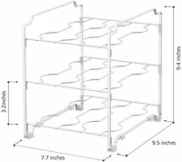 NEX™ Kitchen Wrap Organizer Rack