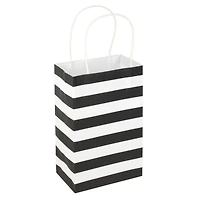 Small Black & White Striped Gift Bags by Celebrate It™, 13ct.