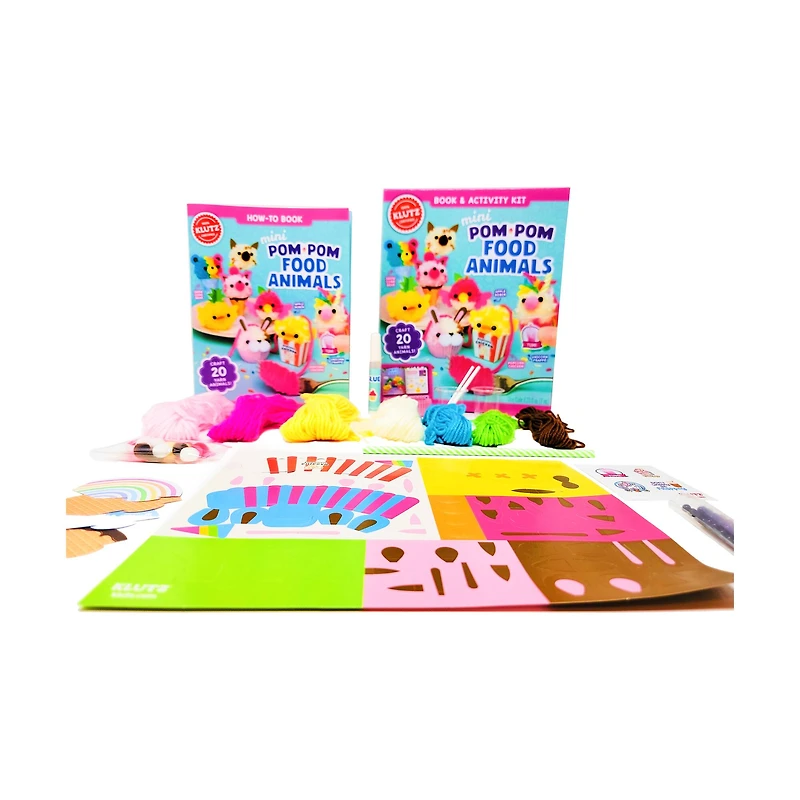 Mini Pom-Pom Food Animals