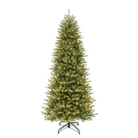 4.5ft. Pre-Lit Slim Fraser Fir Artificial Christmas Tree, Clear Lights