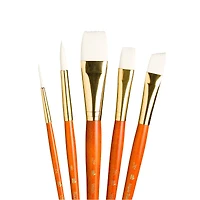 Princeton™ RealValue™ White Taklon Brush Set With 3/4" Wash