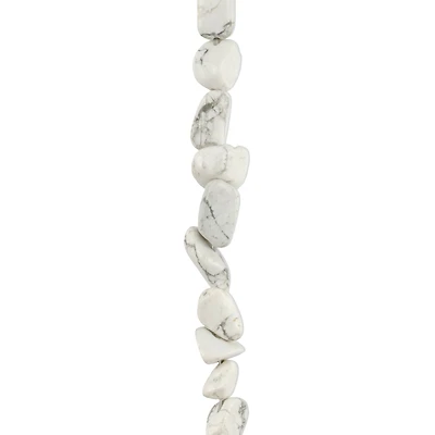 White Howlite Potato Beads by Bead Landing™