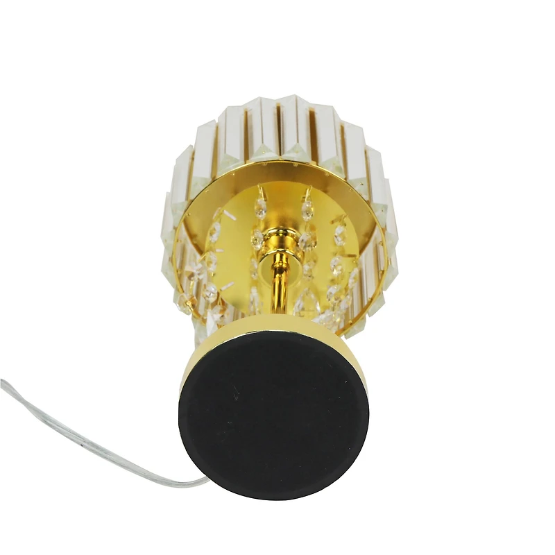 14" Gold Metal & Glass Table Lamp by Ashland®