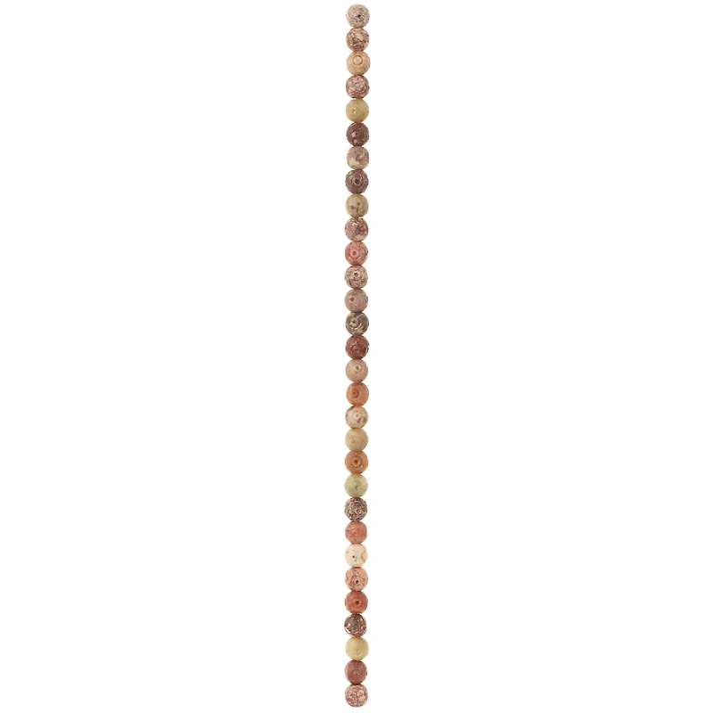 Brown Mix Soapstone Round Beads, 8mm by Bead Landing™