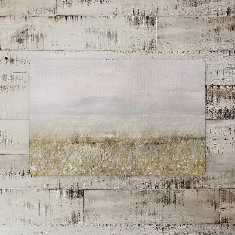 18" x 27" Abstract Textured Landscape Floor Mat