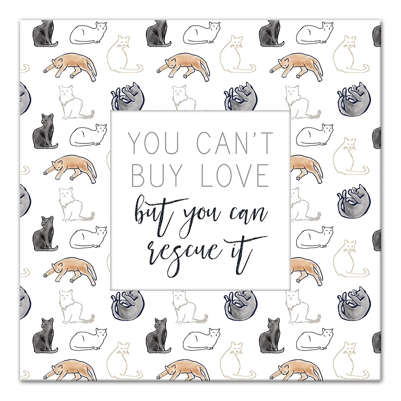 Rescue Dog Canvas Wall Art