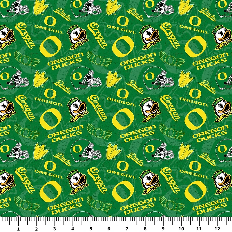 NCAA University of Oregon Ducks Cotton Fabric