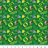 NCAA University of Oregon Ducks Cotton Fabric