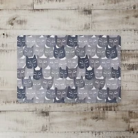 Cat Face Pattern 27" x 18" Floor Mat