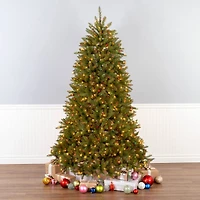 6.5ft. Pre-Lit Dunhill Fir® Artificial Christmas Tree, Spectrum Lights