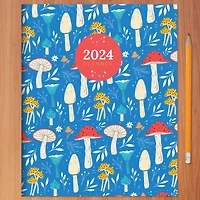 TF Publishing Medium 2024 Magic Mushroom Monthly Planner