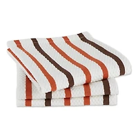 Spice Stripes Heavyweight Dishtowel And Dishcloth (Set of 6)
