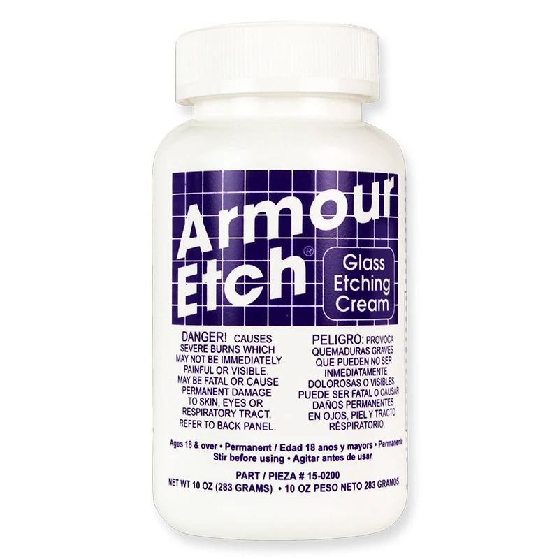Armour Etch Glass Etching Cream, 10 oz.