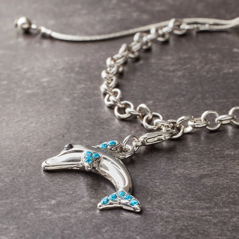 12 Pack: Dolphin Charm by Bead Landing™