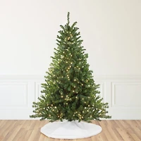 10ft. Pre-Lit Canadian Pine Artificial Christmas Tree, Clear Lights