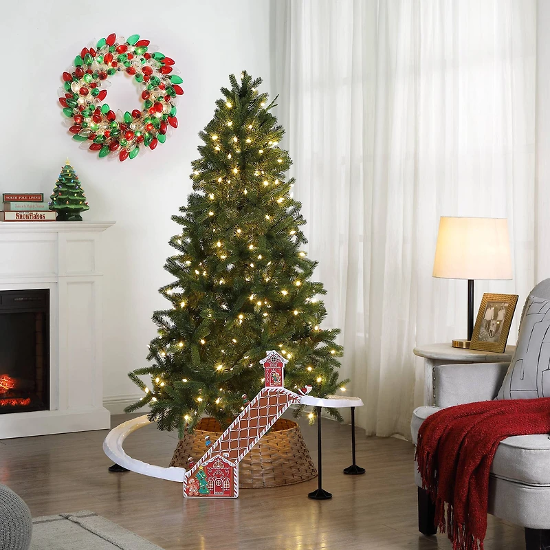 Mr. Christmas 47" Animated & Musical Gingerbread Ski Slope