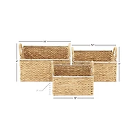 Sea Grass Contemporary Storage Basket Set