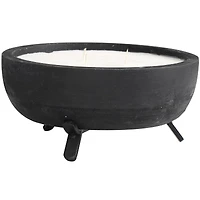 Sauvignon Blanc Scented 3-Wick Candle in Black Tripod Bowl