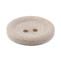 Dritz® 34mm Beige-Camel Recycled Macadamia Round Button, 3 ct.