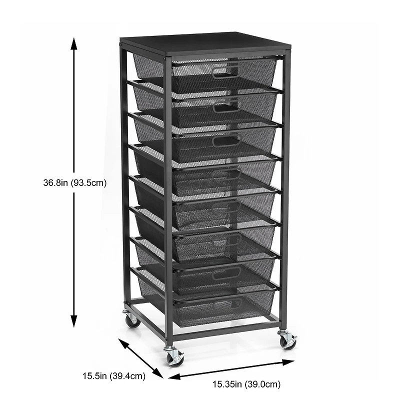 Metro 8-Drawer Rolling Cart by Simply Tidy