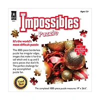 Impossibles Puzzle - Celebrate with Holiday Sparkle: 1000 Pcs