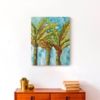 Bright Palms 16" x 20" Canvas Wall Art