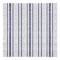 Stripes and Polka Dots 10" x 10" Poly Twill Napkin