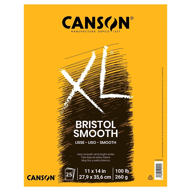 6 Pack: Canson® XL® Bristol Smooth Pad