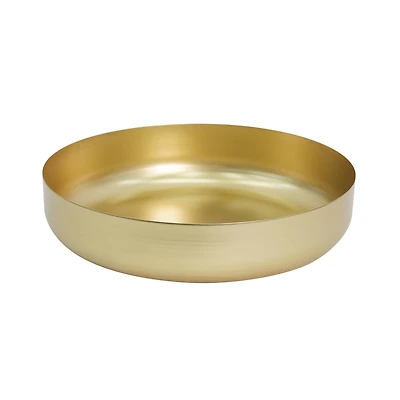 14" Gold Metal Candle Tray by Ashland®