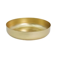 14" Gold Metal Candle Tray by Ashland®