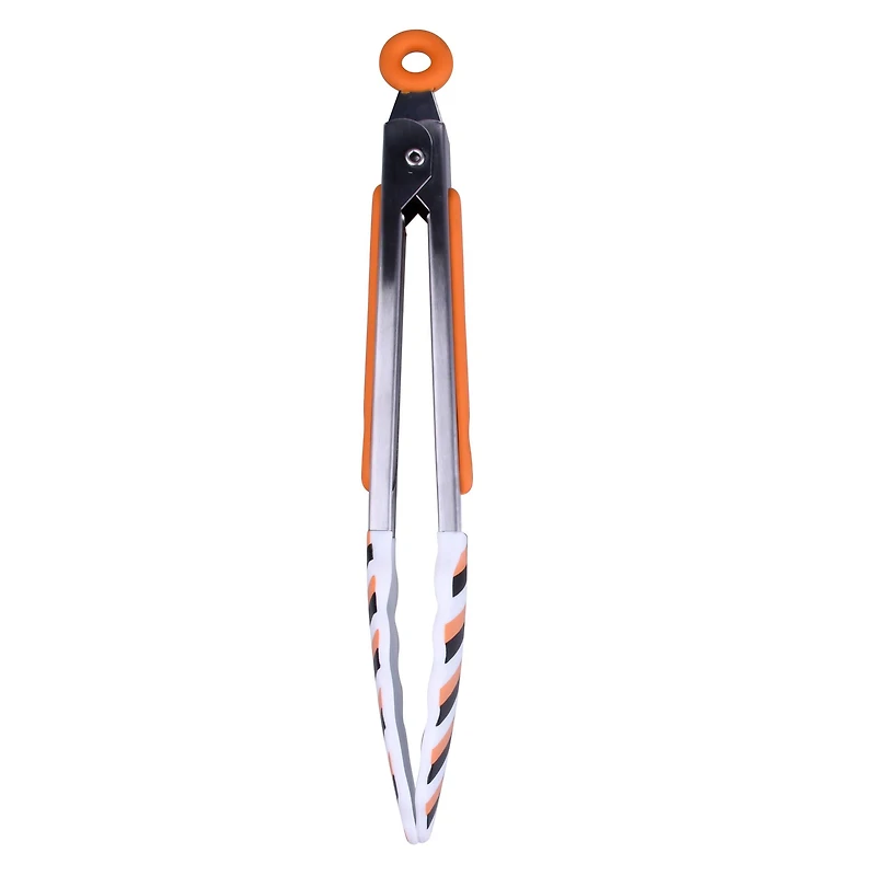 Mini Halloween Stripes Silicone Tongs by Makery™