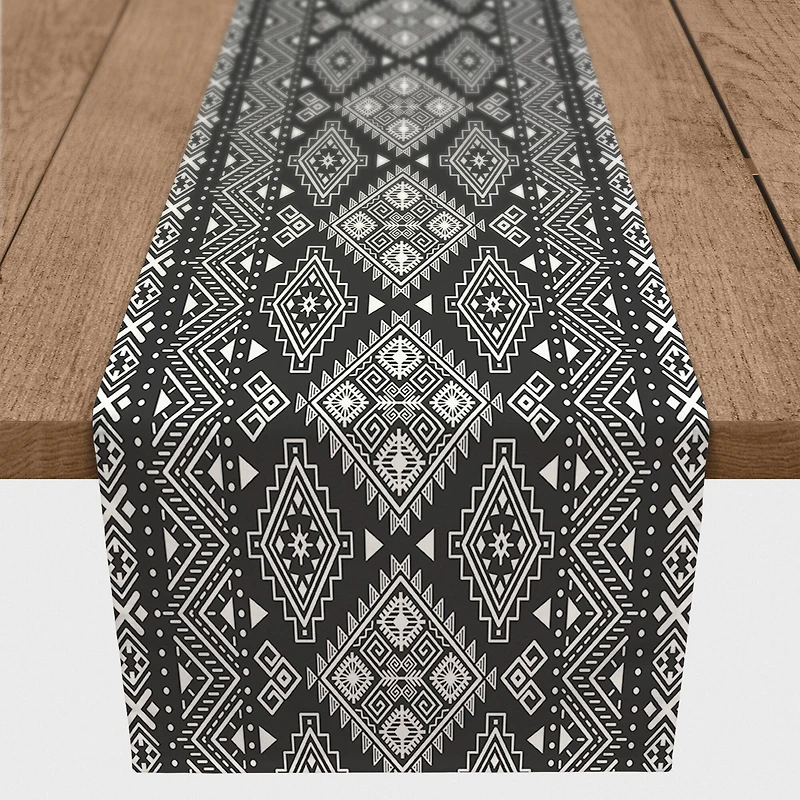 Tribal Print Indoor/Outdoor Table Runner