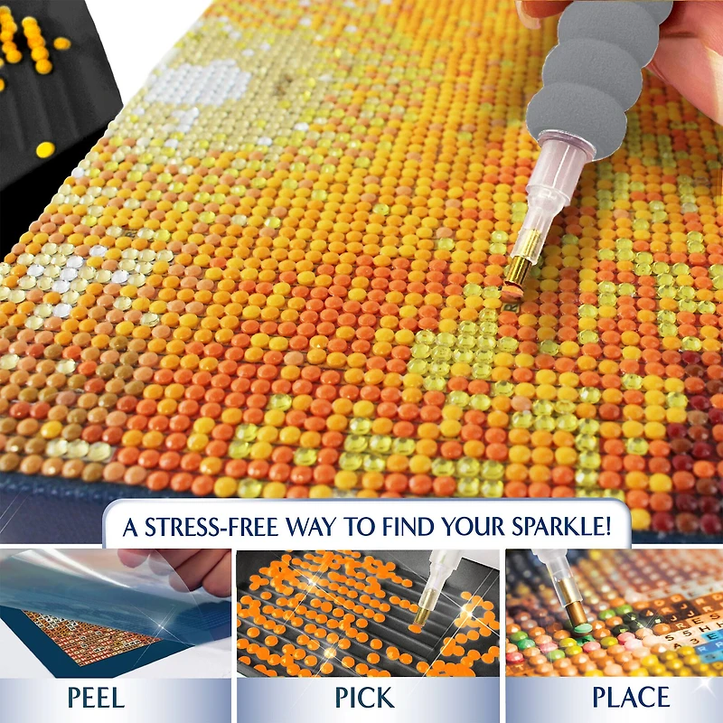 ArtSkills® Brilliant Art Autumn Waterfall Stretched Canvas Diamond Painting Kit