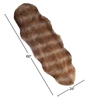Hastings Home Faux Sheepskin Fur Rug