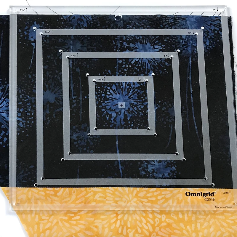 Omnigrid® Fussy Cut Square Quilting Template Set