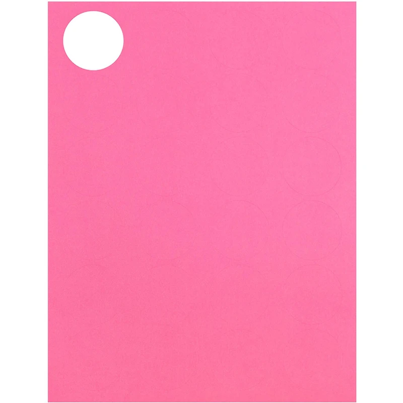 JAM Paper Fuchsia Pink Mailing Address Label Combo Set