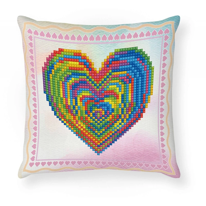 Diamond Dotz® Love Rest Diamond Painting Mini Pillow Artwork Kit