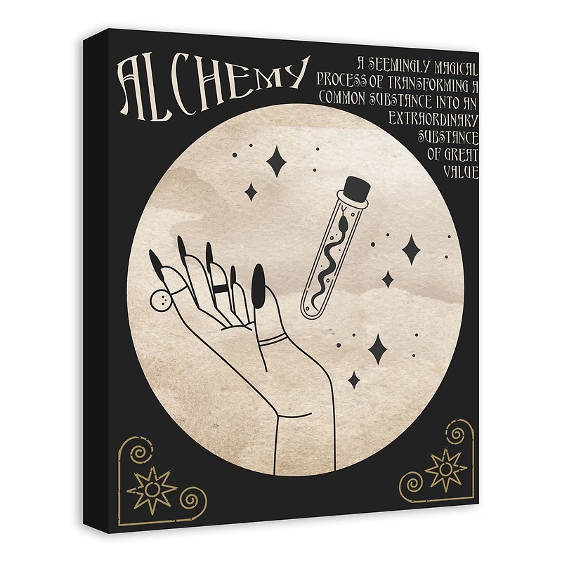 Alchemy Hand Potion 8 16" x 20" Canvas Wall Art