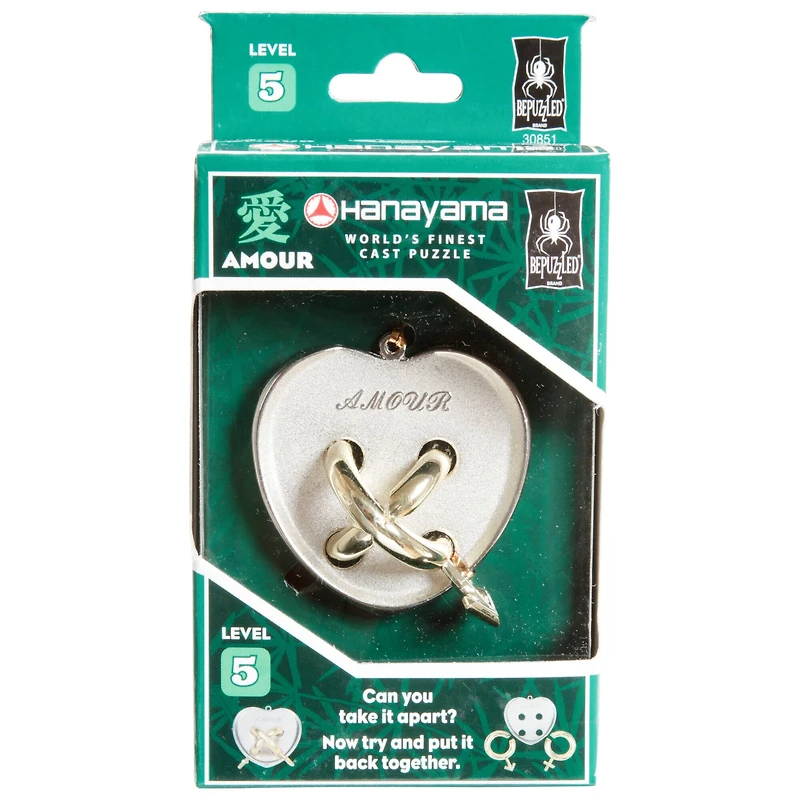 Hanayama Amour Level 5 Cast Puzzle