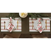 DII® Joyful Snowflakes Jacquard Placemats, 4ct.