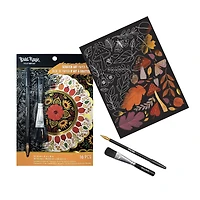 Brea Reese™ 6" x 8" Festive Harvest Scratch Art Paper Pad