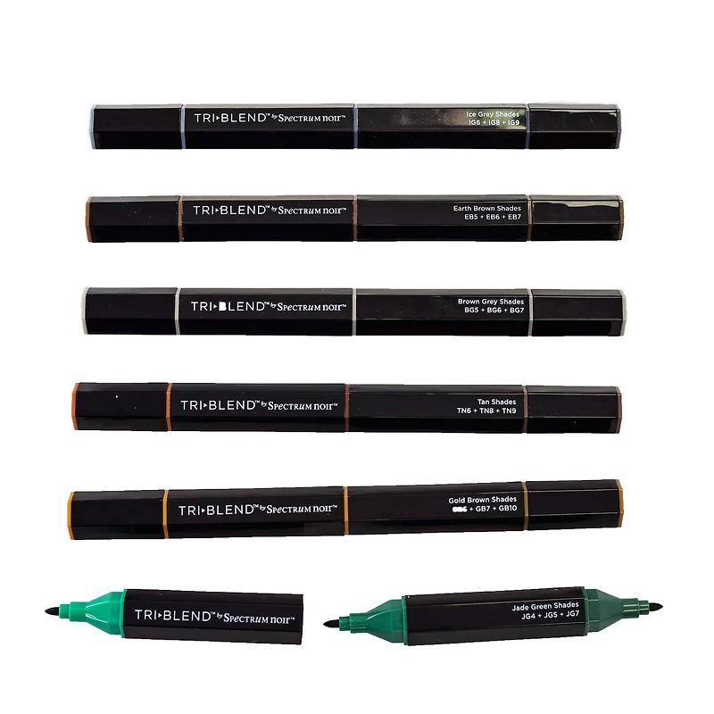 Spectrum Noir™ TriBlend™ Woodland Shades Brush Marker Set