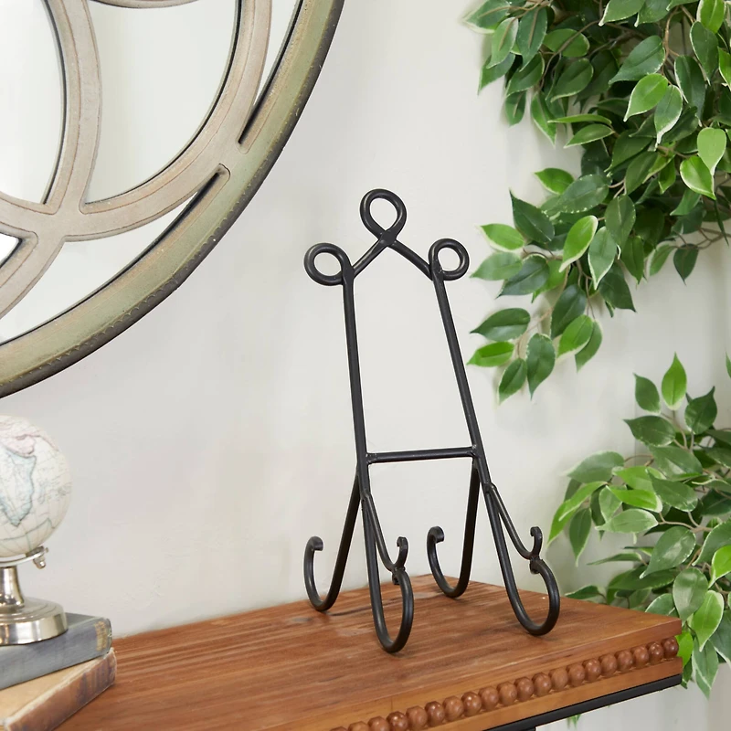 14" Black Metal Traditional Easel