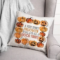 A Good Fright to All Throw Pillow