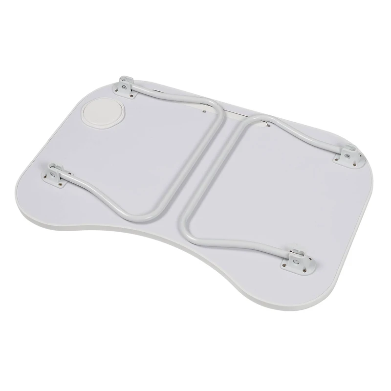 Gray & White Collapsible Folding Lap Desk