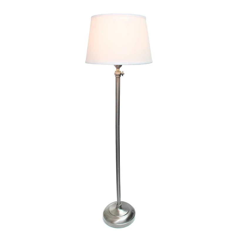 Lalia Home Brushed Nickel Extendable Lamp Set